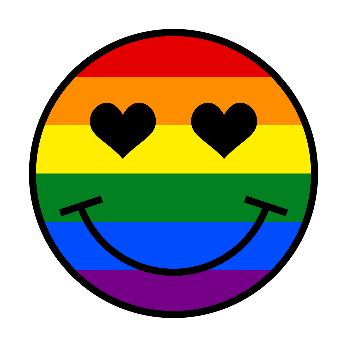 Adult unisex shirt #103 Rainbow Face