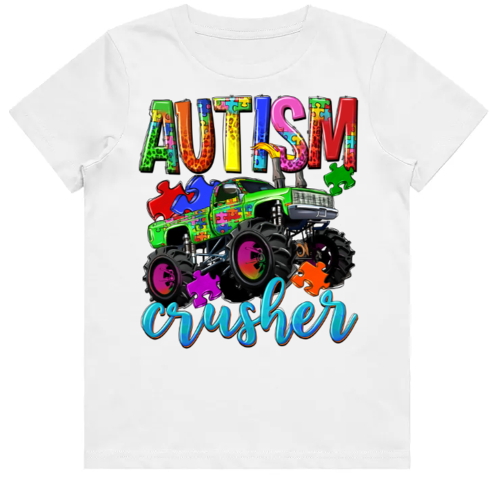 #31 Autism Crusher Kids Design Tshirts