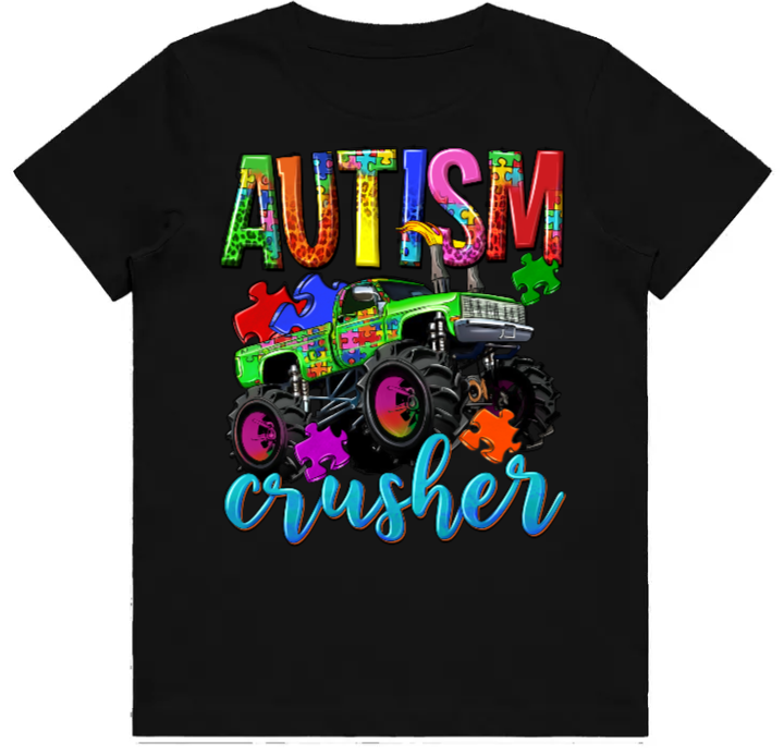 #31 Autism Crusher Kids Design Tshirts