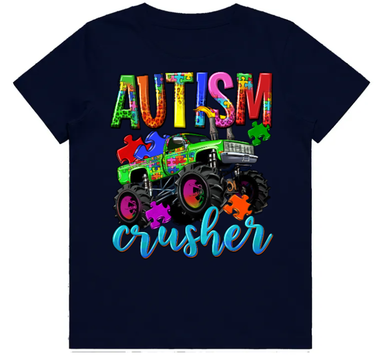 #31 Autism Crusher Kids Design Tshirts
