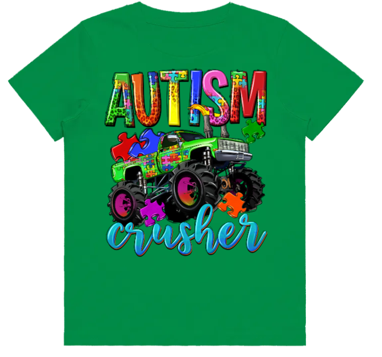 #31 Autism Crusher Kids Design Tshirts