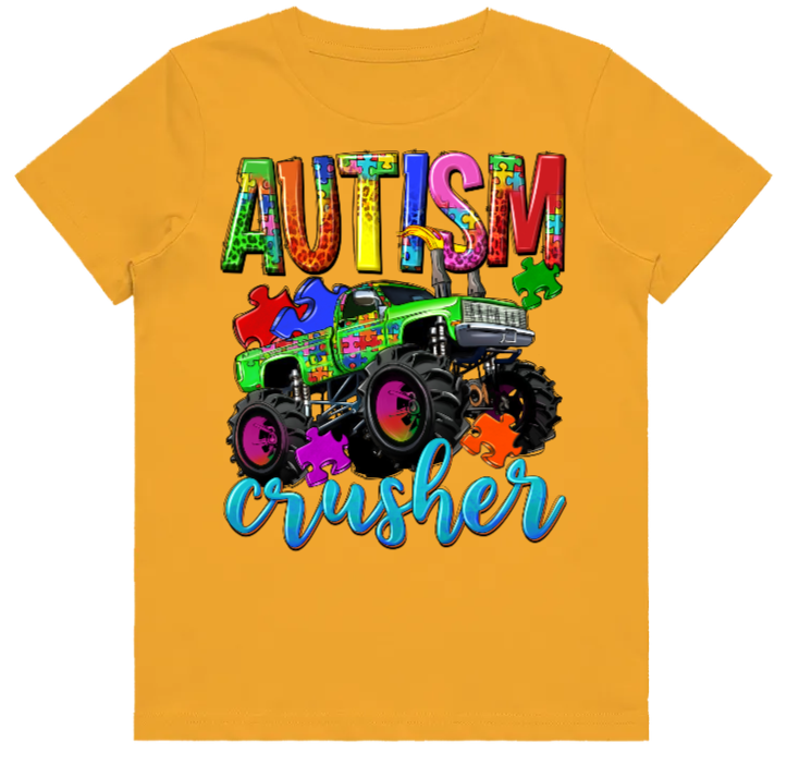 #31 Autism Crusher Kids Design Tshirts