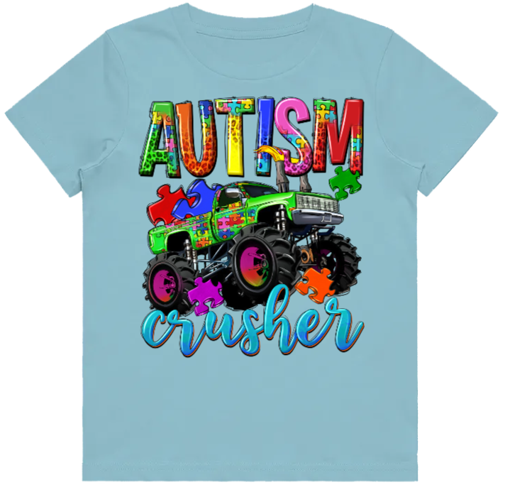 #31 Autism Crusher Kids Design Tshirts