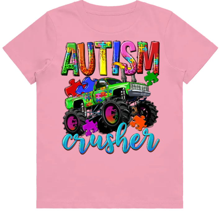 #31 Autism Crusher Kids Design Tshirts