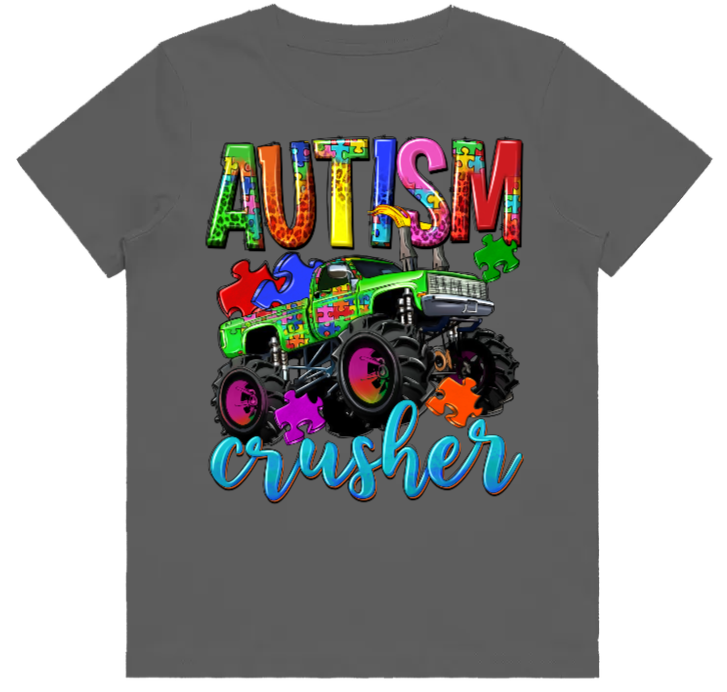 #31 Autism Crusher Kids Design Tshirts