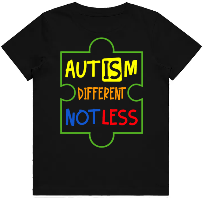 #78 Autism Not less Kids Design Tshirts