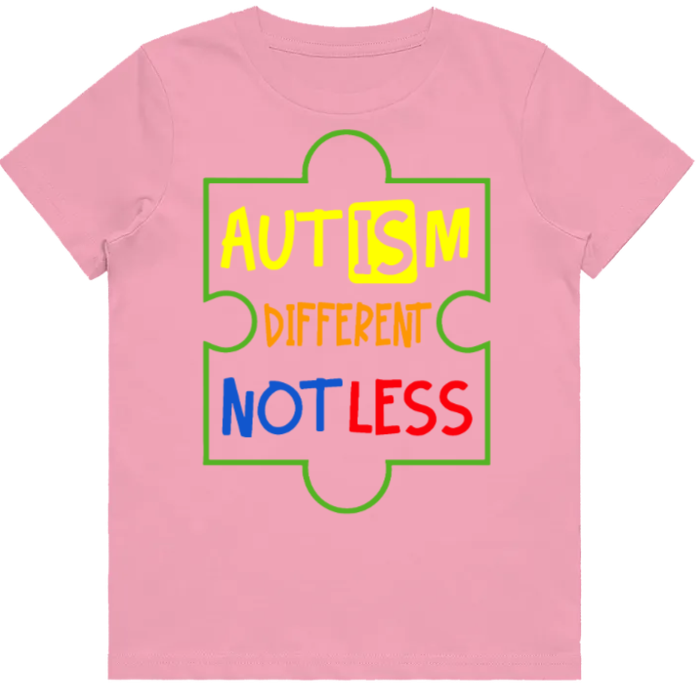 #78 Autism Not less Kids Design Tshirts