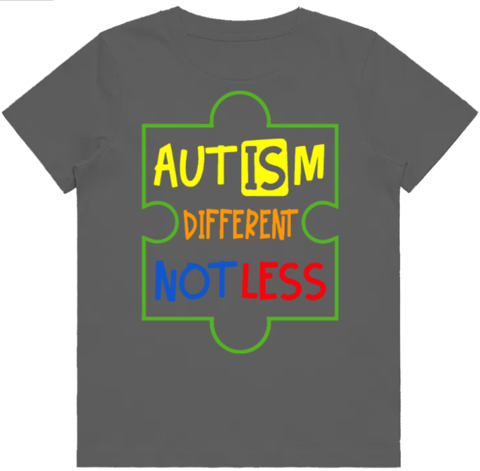 #78 Autism Not less Kids Design Tshirts