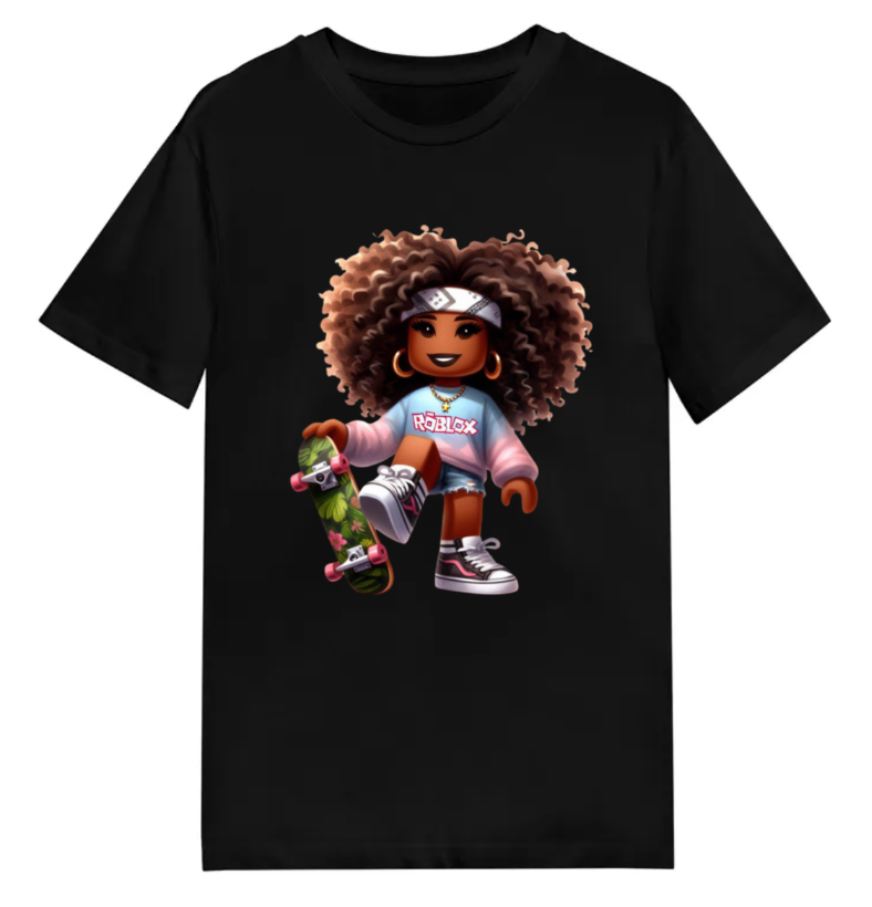 #106 Roblox girl Kids Design Tshirts