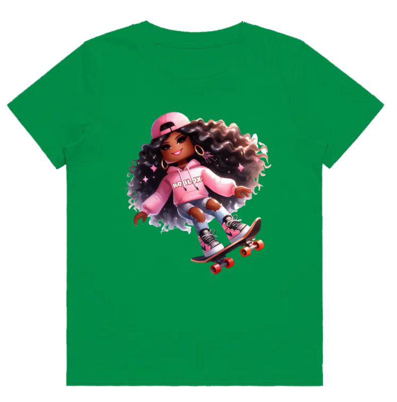 #107 Roblox Girl 2 Kids Design Tshirts
