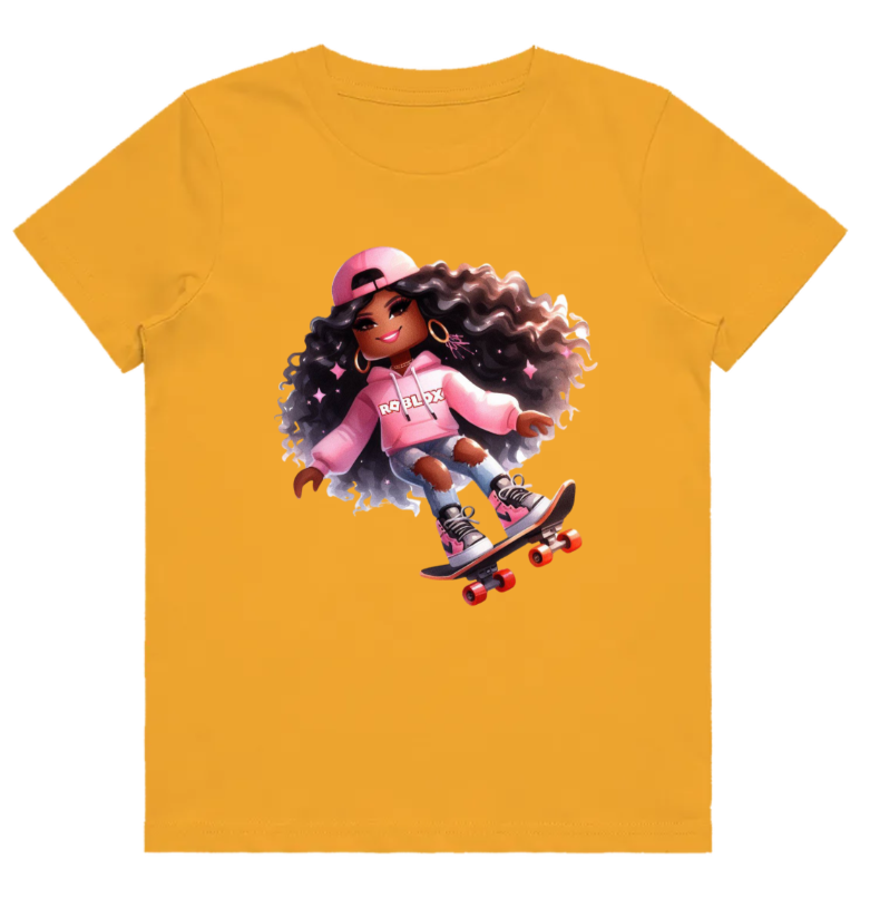 #107 Roblox Girl 2 Kids Design Tshirts