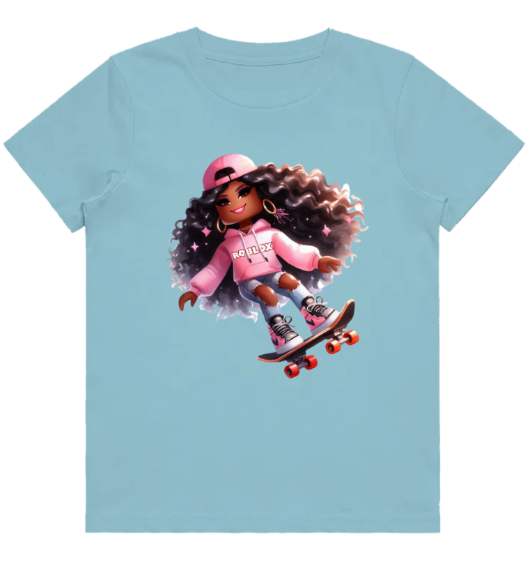 #107 Roblox Girl 2 Kids Design Tshirts
