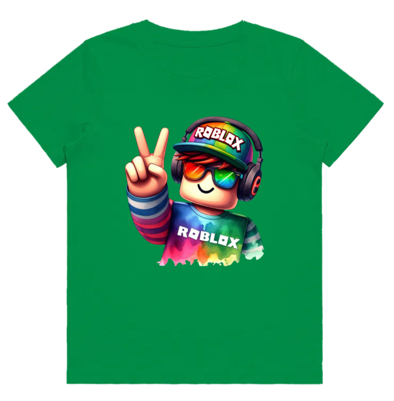 #109 Roblox Boy 2 Kids Design Tshirts