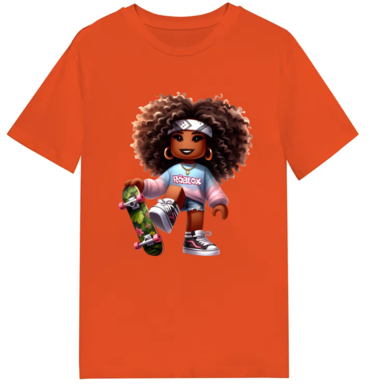 Adult unisex Tshirt - #106 Roblox girl