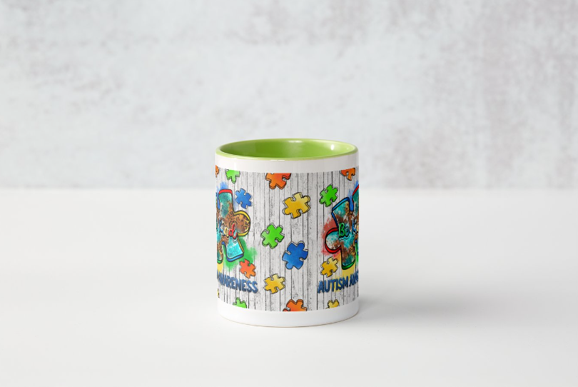 Be Kind Autism mug design