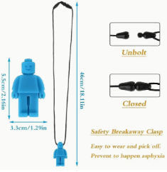 Chew Sensory Necklace - LEGO Man