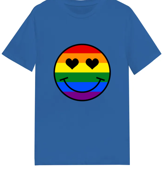 Adult unisex shirt #103 Rainbow Face