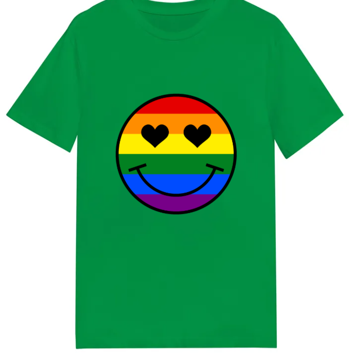 Adult unisex shirt #103 Rainbow Face