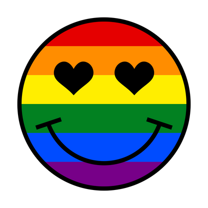Adult unisex shirt #103 Rainbow Face
