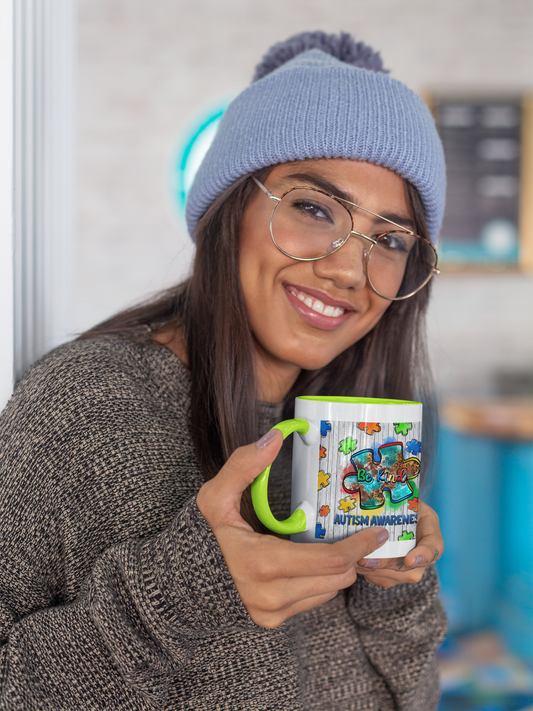 Be Kind Autism mug design