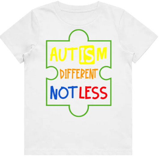 Adult unisex shirts #78 Autism different not less