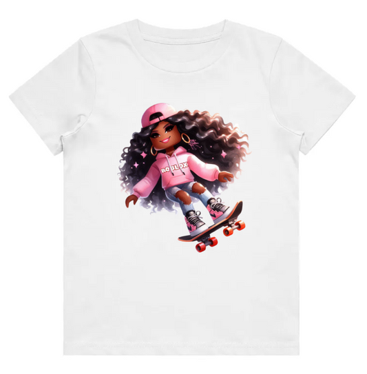 #107 Roblox Girl 2 Kids Design Tshirts