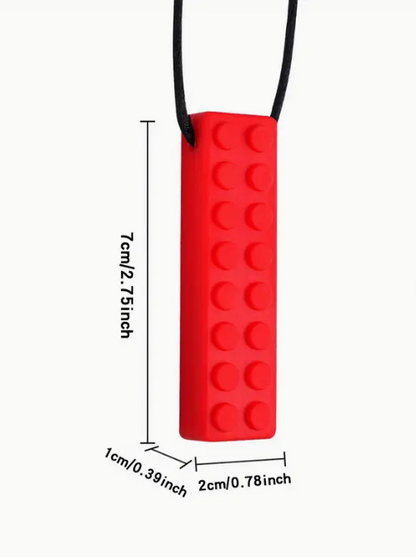 Chew Sensory Necklace - LARGE LEGO BLOCK