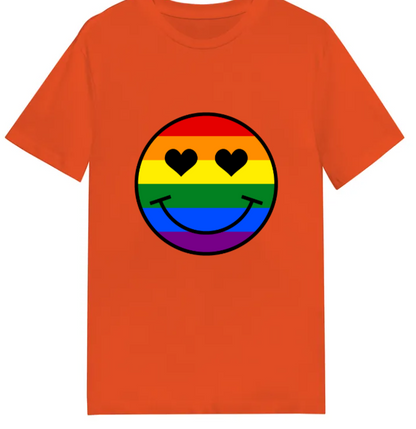 Adult unisex shirt #103 Rainbow Face