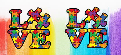 Love Autism mug design